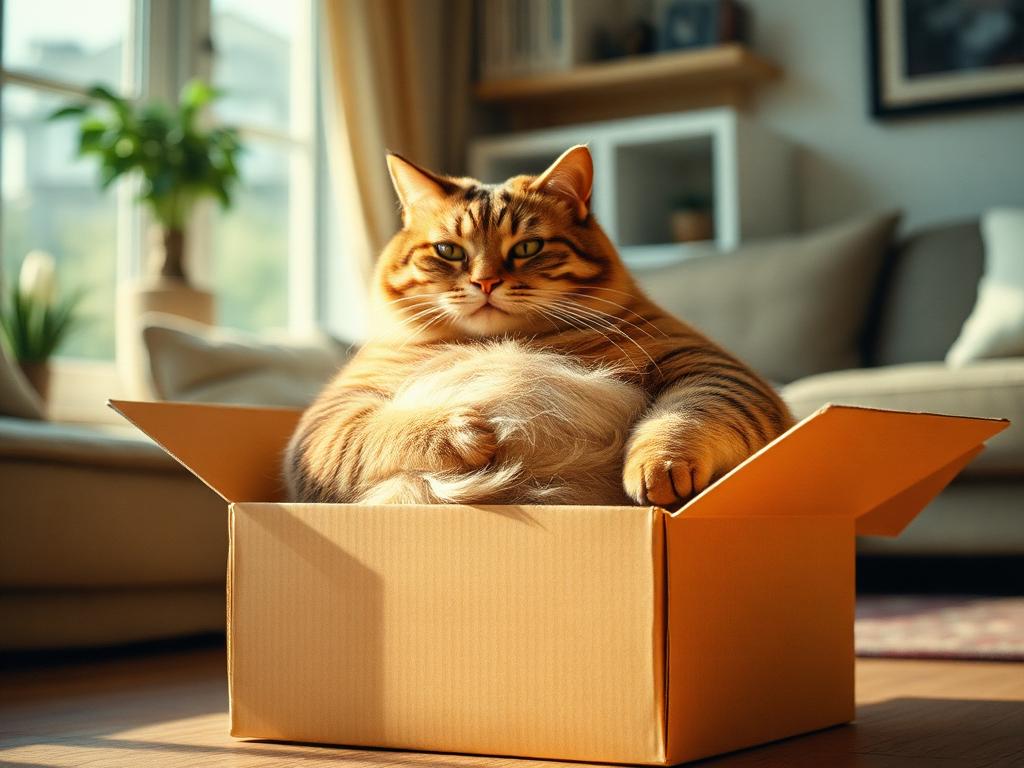 He was a normal cat. Briefly.